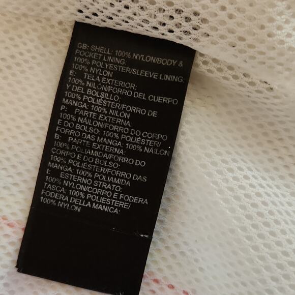 North Face Hyvent Pink and White Women's Windbreaker Jacket Size Medium - Picture 7 of 9